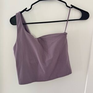 Lululemon One Shoulder Crop Top